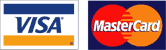 Visa Mastercard logos